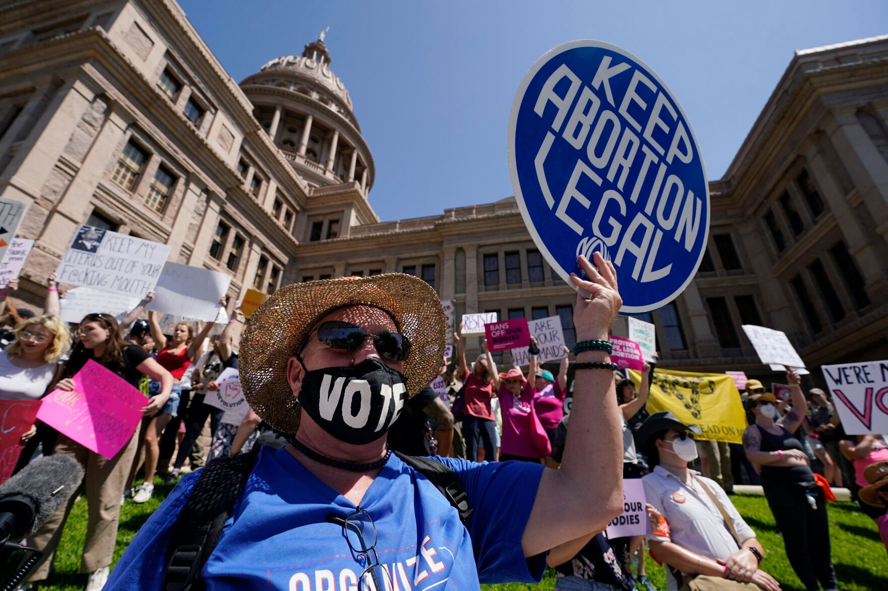 Supreme Court Abortion Protests Texas